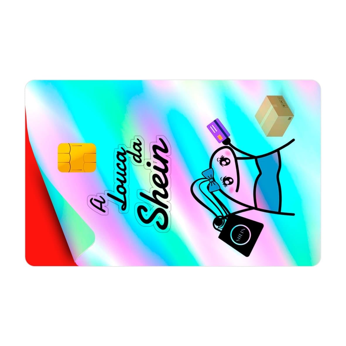 CAPACARD - Película Adesiva Holográfica para Cartão - A Louca Da Shein CAPACARD - Película Adesiva Holográfica para Cartão - A Louca Da Shein